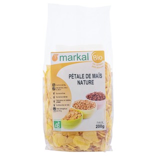 Ngũ cốc hữu cơ bắp (ngô) cán dẹp Markal 200g