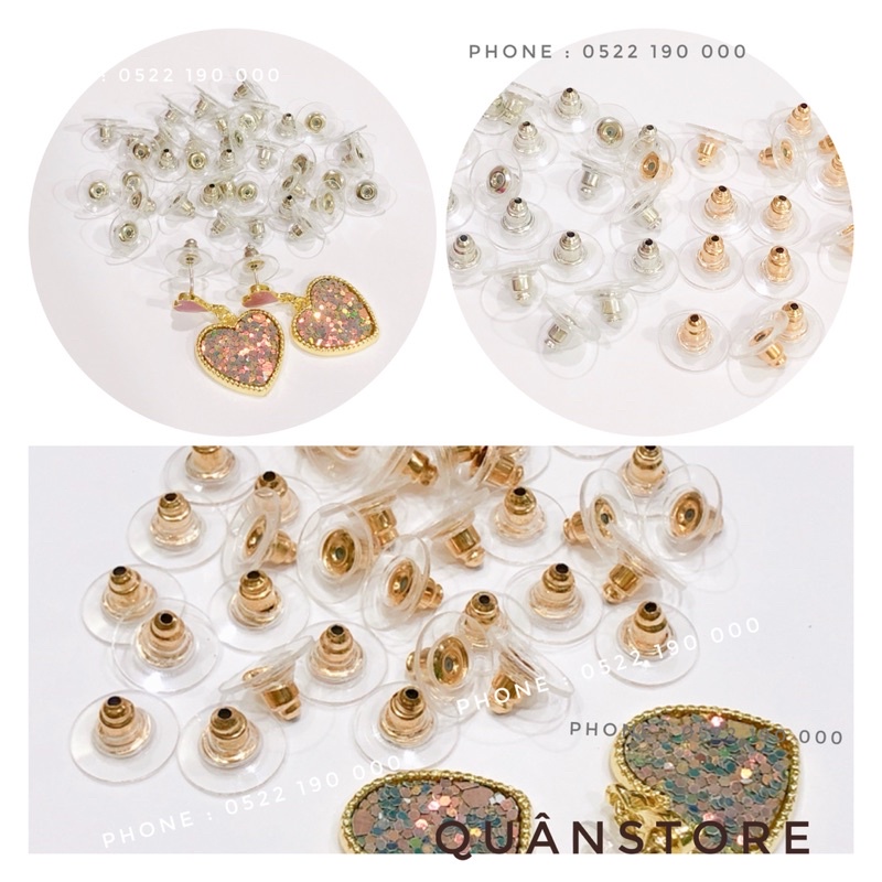 Chốt gài hoa tai nhìu mẫu