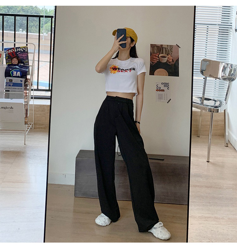 NRVP 2021 short-sleeved T-shirt women's new summer Korean version of the letter printing Slim short student blouse women tees