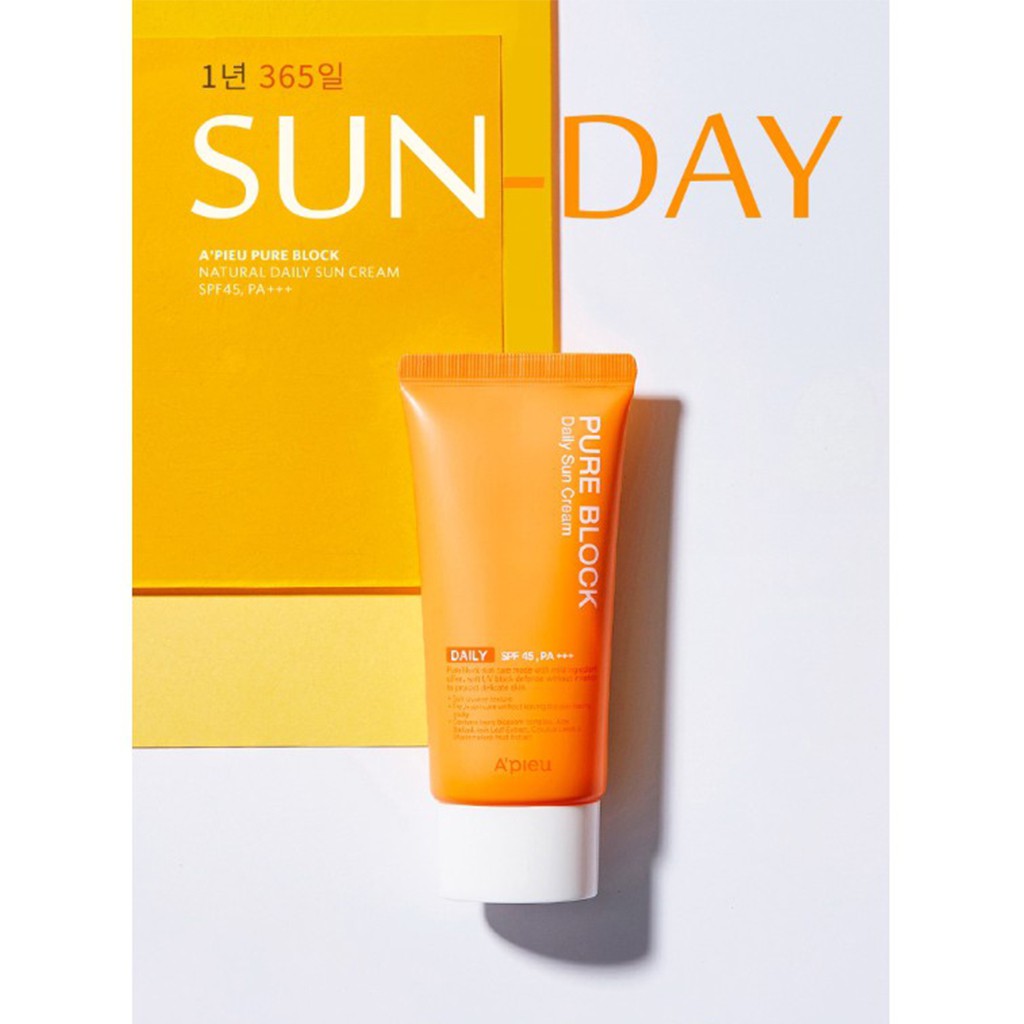 Kem Chống Nắng A'pieu Pure Block Daily Spf 45 50ml