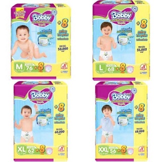 Bỉm Bobby quần M76, L68, XL62, XXL56 (+ thêm 8 miếng, gấu bông)