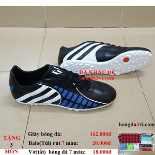 Giày đá bóng 156 ( tặng + balo(túi) rút + vớ(tất) )