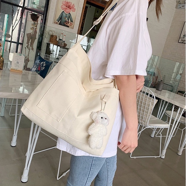 Túi đeo chéo sức chứa lớn thời trang Hàn Quốc cặp đeo vai dành cho Học Sinh Sinh Viên