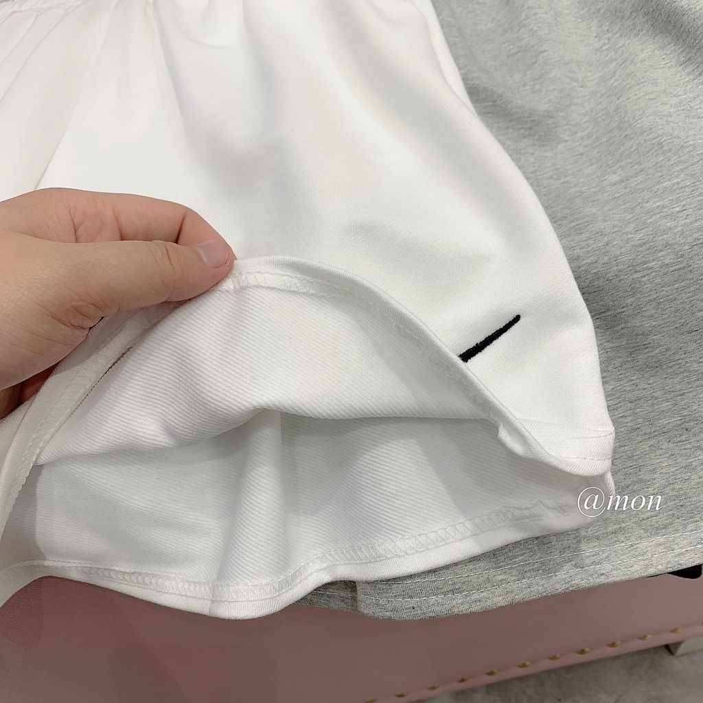 2101637 Quần short nỉ ulzzang - quần short da cá thêu hình 3 màu freesize | BigBuy360 - bigbuy360.vn