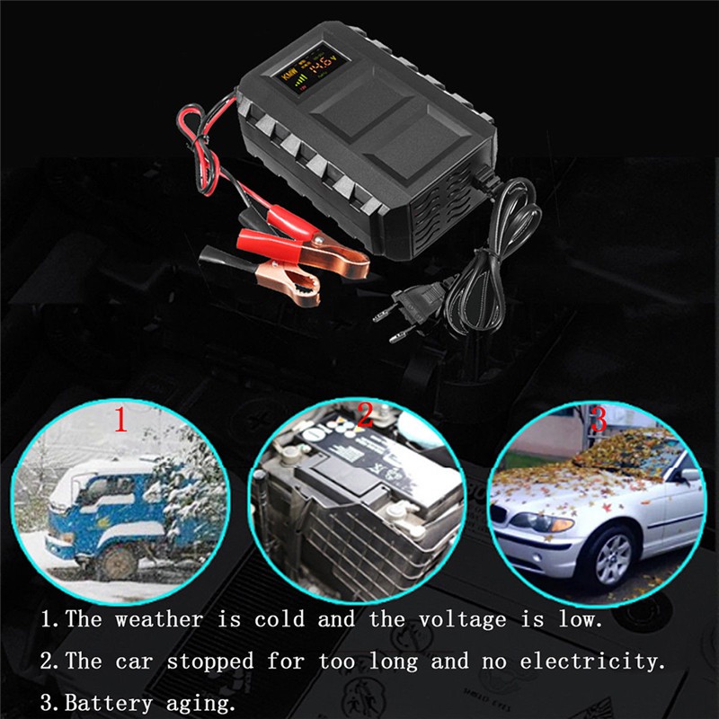 Thiết Bị Sạc Bình Ắc Quy 12V 20A Cho Xe Hơi / Xe Máy