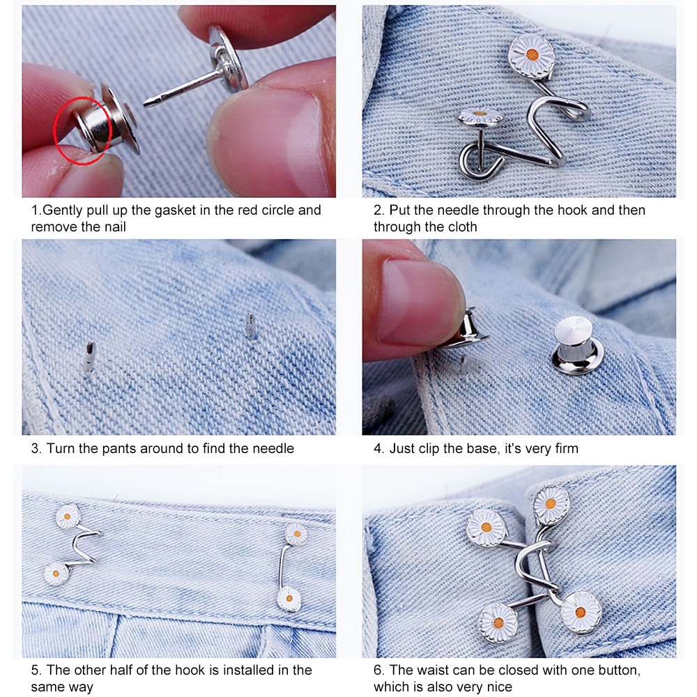  Nút cài điều chỉnh lưng quần jean tiện dụng dành cho nữ | BigBuy360 - bigbuy360.vn