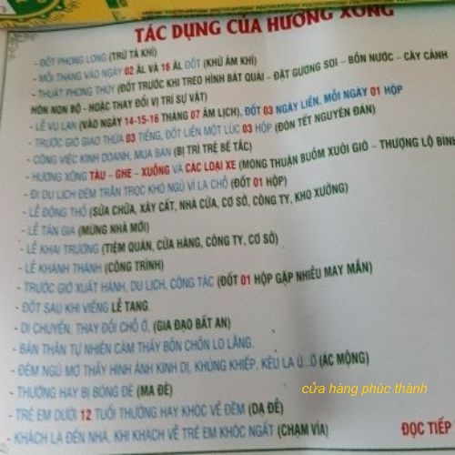 Nhang xông phong thủy long vân 15cm