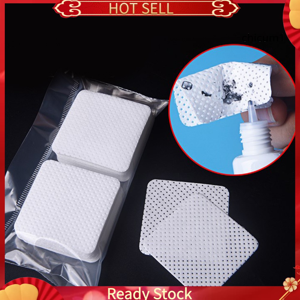 (Hàng Mới Về) Set 100 Miếng Dán Tẩy Trang Lông Mi Chuyên Nghiệp