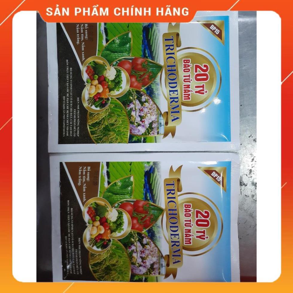 Chế phẩm sinh học trichoderma 20 tỷ bào tử gói 100gr