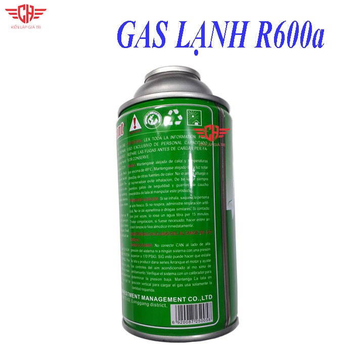 Gas Lon Tủ Lạnh R600a 120g