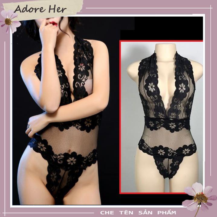 Bộ đồ ngủ sexy 1 mảnh body ren, Bodysuit ren  liền thân gợi cảm, chụp ảnh studio siêu đẹp - R305 | BigBuy360 - bigbuy360.vn