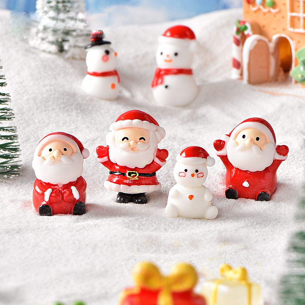 Đồ trang trí ông già noel/người tuyết/tuần lộc trang trí bàn làm việc DIY