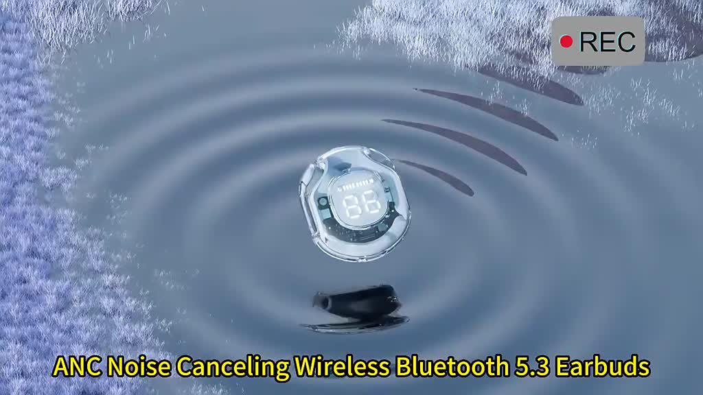 Tai nghe Bluetooth SPRISE T8 TWS không dây cao cấp  đầy màu sắc có dây buộc/vỏ/đèn LED HiFi khử tiếng ồn nhét tai trong suốt Điều khiển cảm ứng | BigBuy360 - bigbuy360.vn