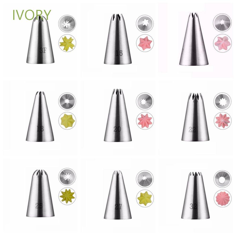 Đui bắt bông kem trang trí bánh bằng thép không gỉ chất lượng cao