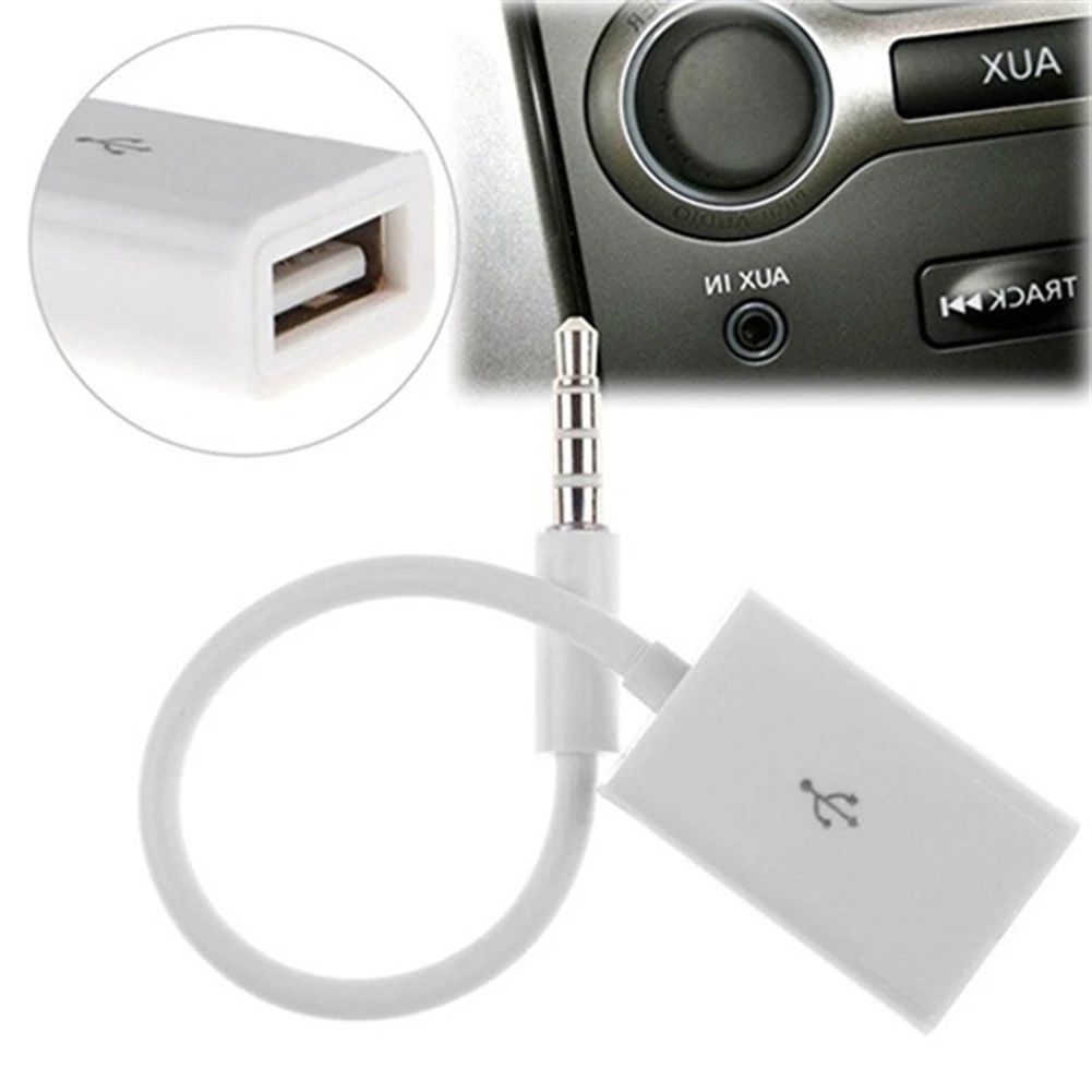 Giắc Cắm Chuyển Đổi 3.5mm Aux Sang USB 2.0 Chuyên Dụng Cho Loa MP3