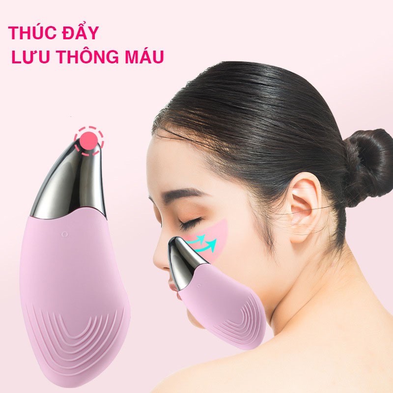 Máy rửa mặt SONIC FACIAL BRUSH công nghệ sóng âm làm sạch da hiệu quả