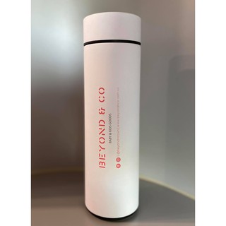 Bình giữ nhiệt LED có màn hình hiển thị nhiệt độ - màu trắng in LOGO Beyond & Co