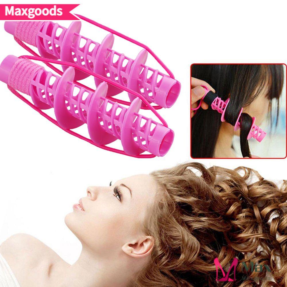 Bộ 2 Dụng Cụ Uốn Xoăn Tóc Không Gây Hại Cho Tóc Tiện Dụng