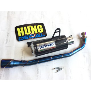 Pô leovince cổ titan wave 50 - 100, cup, dream, 67, axelo, exciter 50cc,....