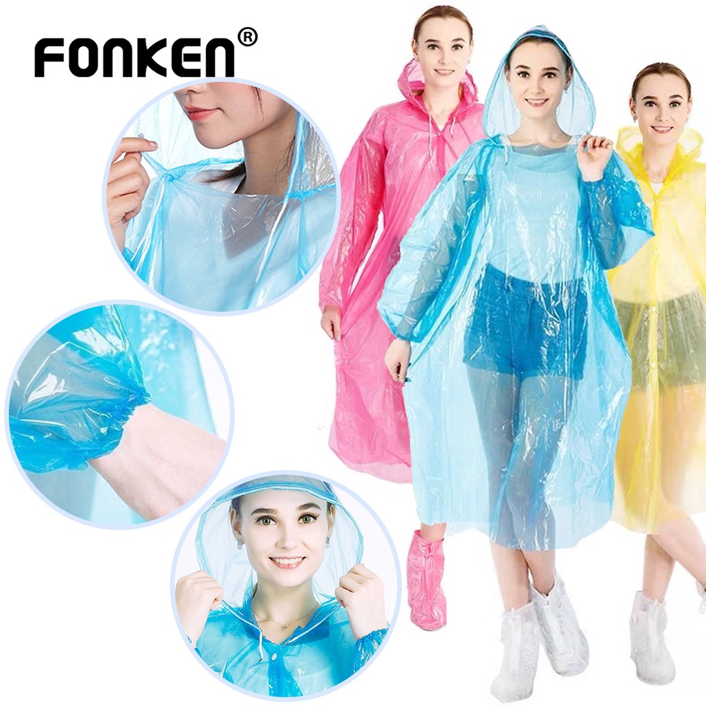 Fonken Áo Mưa Sử Dụng Một Lần Tiện Lợi Cho Người Lớn Và Trẻ Em
