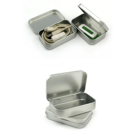9.5x6x2cm-Hộp thiếc chữ nhật lật
