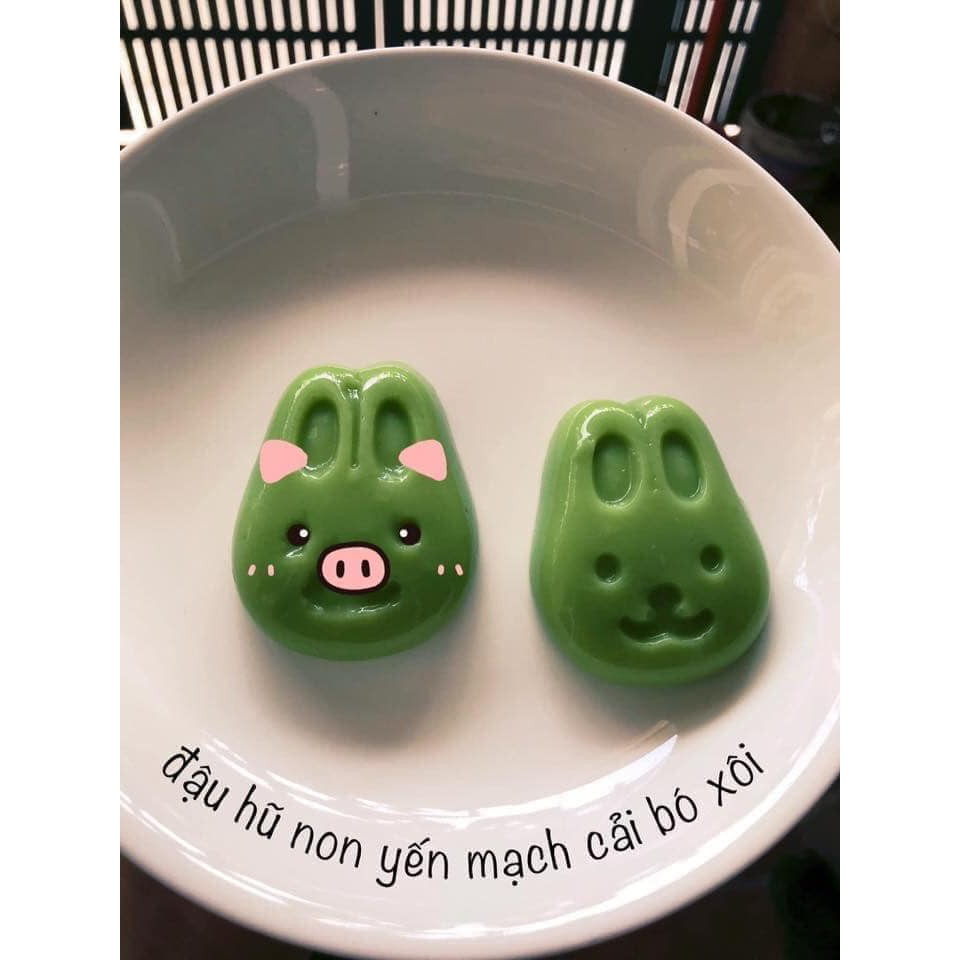 Set 6 Khuôn làm bánh cho bé , khuôn ăn dặm tạo hình cơm, trứng, bánh cho bé thích ăn và ăn ngon miệng hơn