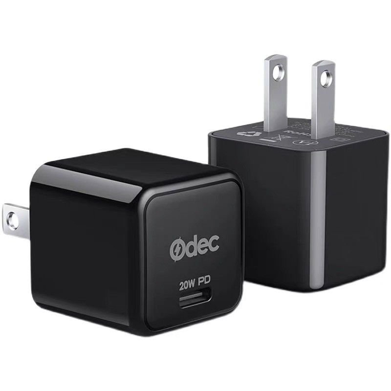 Củ sạc nhanh Odec 20W mini vuông PD Cổng sạc type C cho Iphone,  các thiết bị Android - nhỏ gọn,  hổ trợ nhiều giao thức