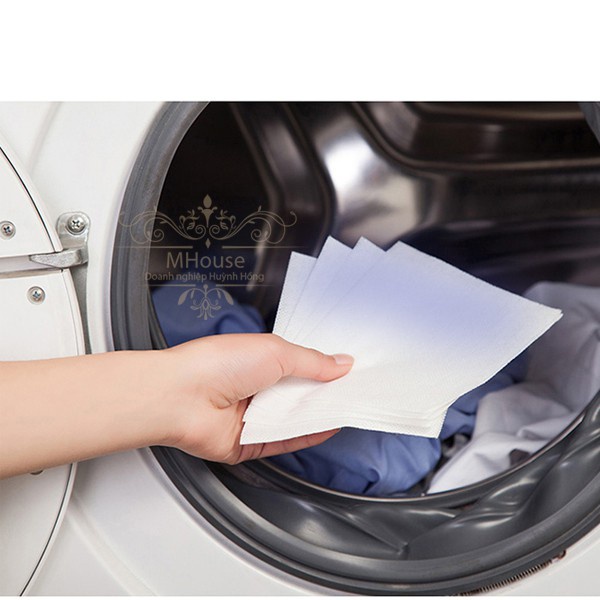 Giấy Giặt Hút Màu Chống Loang Màu Nhuộm Và Làm Sạch Quần Áo