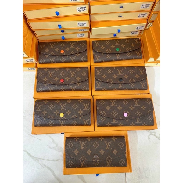 VÍ CẦM TAY CÚC BẤM MÀU SIZE 18CM
