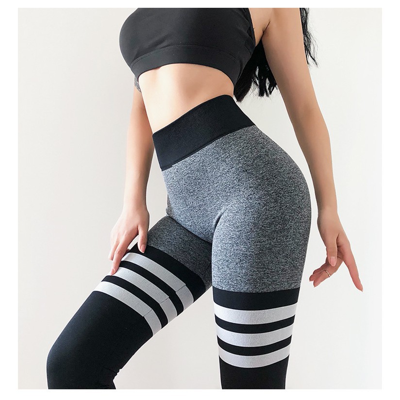 Quần legging Bomshell Tập Gym Yoga Cạp Cao Nâng Mông, Co Giãn 4 Chiều