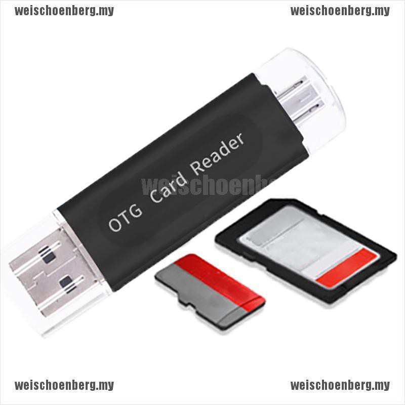 Đầu đọc thẻ nhớ đa năng otg tf usb 2.0 cho điện thoại