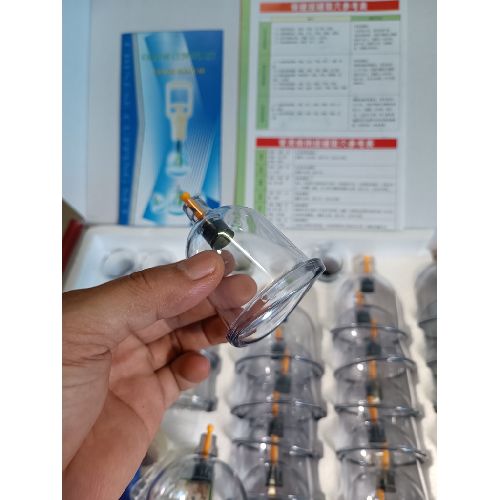 Bộ giác hơi hút chân không massage thư giãn gồm 32 chi tiết