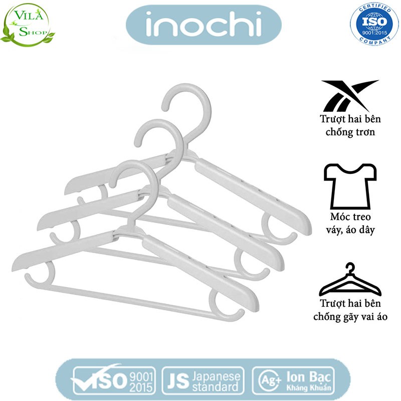 Móc Treo Quần Áo Trẻ Em, Móc Quần Áo Trượt Hara Inochi 178 Nhựa Cao Cấp Inochi Tiêu Chuẩn Nhật