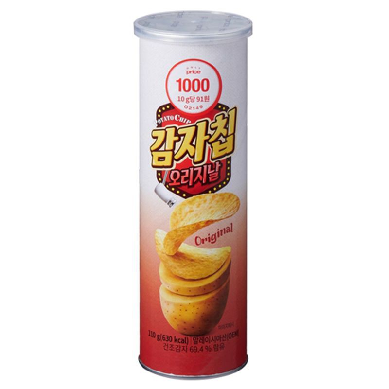 Snack Khoai Tây Only Price Vị Tự Nhiên Original Lon 110G