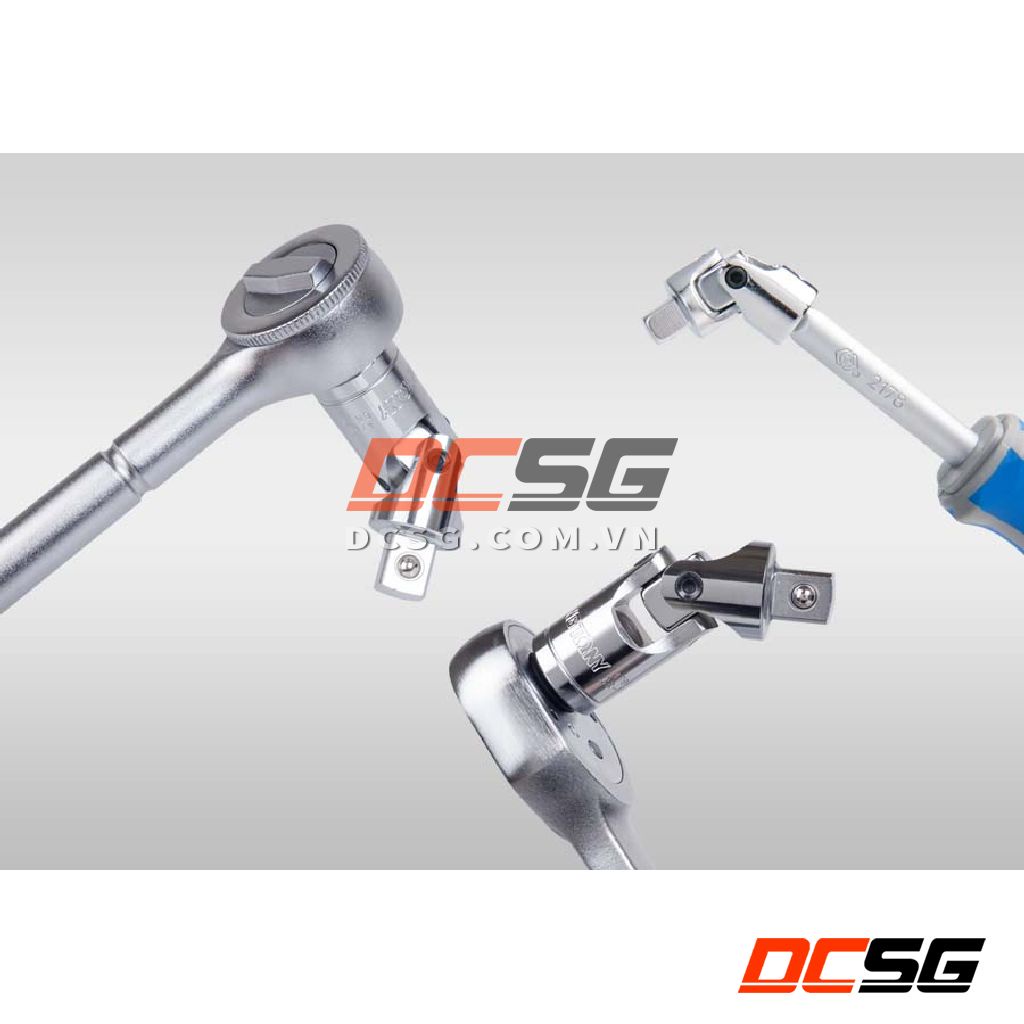 Đầu nối lắc léo thép CR-V chuôi 1/4&quot;-3/8&quot;-1/2&quot; Kingtony (chọn phân loại) | DCSG