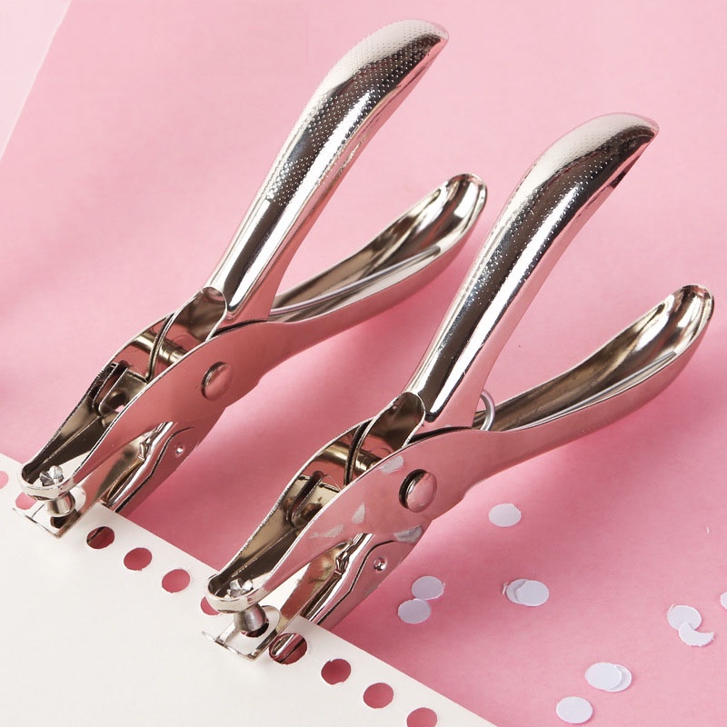 Dụng Cụ Bấm Lỗ Giấy Hình Tròn 6mm Chuyên Dụng Cho Sổ Tay/ Đồ Thủ Công