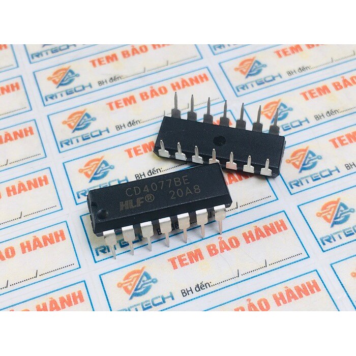 Combo 10 con CD4077BE, CD4077 IC số Dip 14