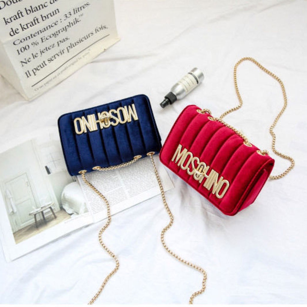 Túi Xách Nhung Đeo Chéo Thời Trang Âu Mỹ Dành Cho Nữ