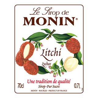 Siro Vải Monin (Lychee syrup) - chai 700ml