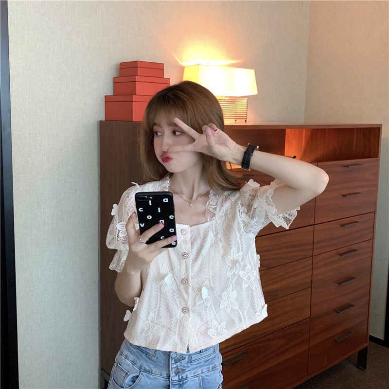 AMOI Áo Khoác Cardigan Cổ Vuông Dáng Rộng Phong Cách Hàn Quốc Thời Trang Cho Nữ