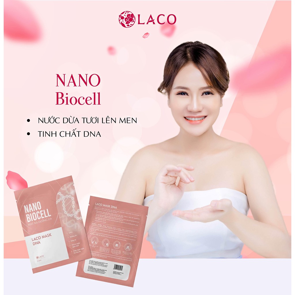 Mặt Nạ Nano Biocell, trắng mịn , chống lão hóa