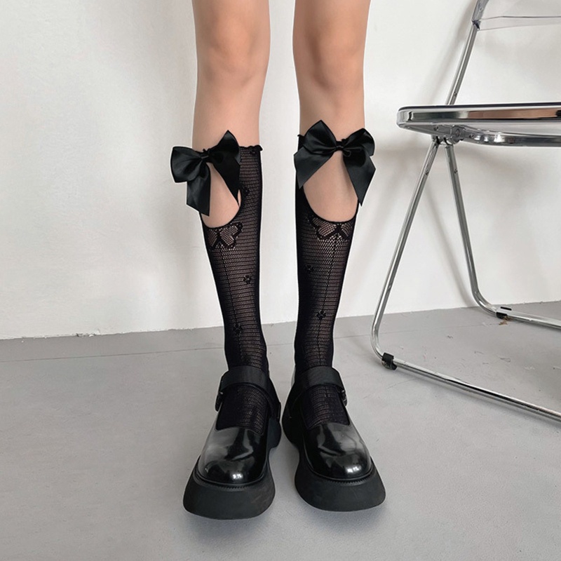 Xixi Vớ Ren Rỗng Cỡ Lớn Co Giãn Phong Cách Lolita