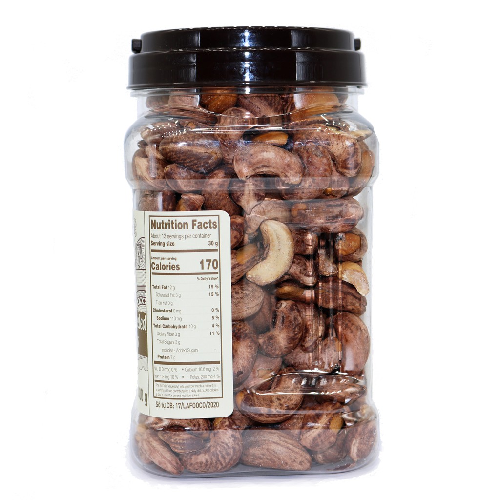 Hạt điều vỏ lụa LAFOOCO 400g