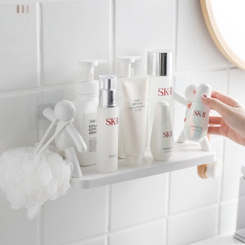 Kệ nhà tắm, nhà bếp đa năng dán tường tiện dụng