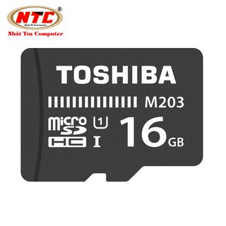 Mua Thẻ nhớ MicroSDHC Toshiba M203 UHS-I U1 16GB 100MB/s chuyên camera và điện thoại (Đen)