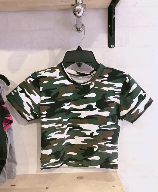 Camo Croptop