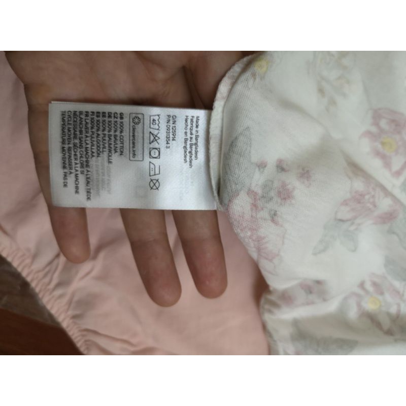 Set 2 body hai dây cho bé H&M Auth HM