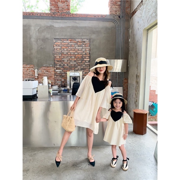 set đầm đôi cho mẹ và bé siêu cưng