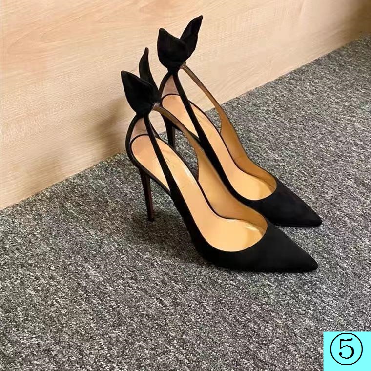 Giày Cao Gót Mũi Nhọn Phong Cách Âu Mỹ Thời Trang Xuân Thu Hàng Mới 2022