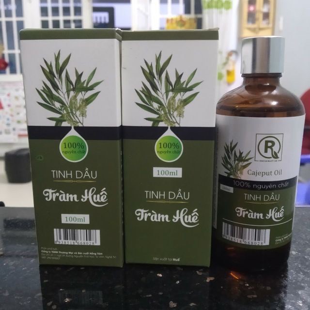 Combo 2 chai tinh dầu tràm Huế 100ml tặng ngay 1 chai tinh dầu sả java10ml trị giá 28k